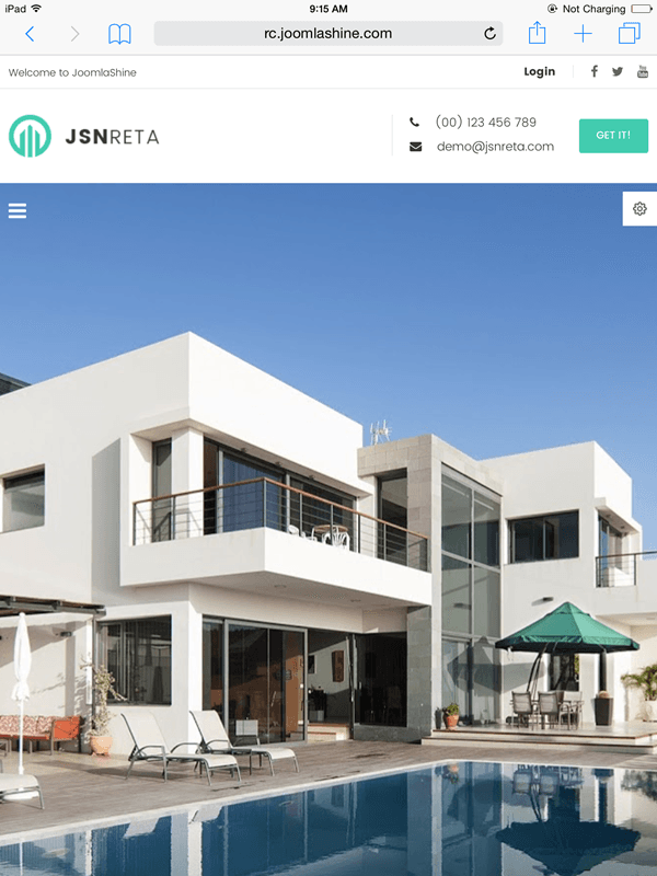 Mobile Ipad layout overview